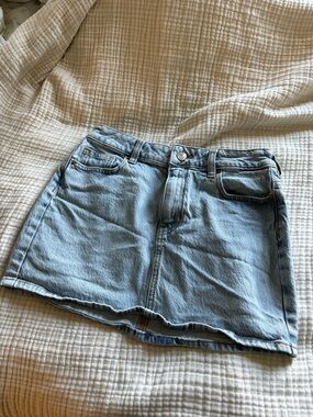 PacSun Light Blue Denim Mini Skirt